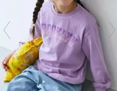 新品未使用　デビロック　長袖Tシャツ 140cm パープル