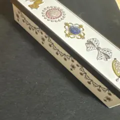 ジュエリー柄 長方形 空き缶 小物入れ