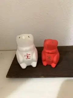 お正月　置物　干支　ねずみ　子　紅白　出雲福徳神社のサムネイル