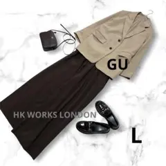 まとめ売り コーデ売り オフィス デート服 茶系 ジャケットパンツのセット L