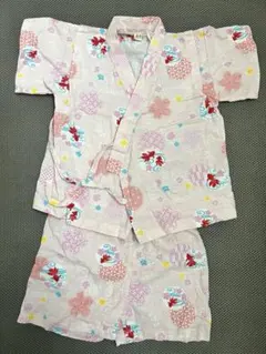 アカチャンホンポ 子供用 ベビー 甚平 浴衣 祭り　ピンク 柄