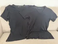 紳士　さらっと綿　Ｖネック半袖Ｔシャツ　Mサイズ
