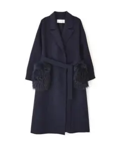 お値下げ！　アドーア リバーコート ショートコート 38 カシミヤ混2TONEリバーコート | ADORE（アドーア） ｜【公式