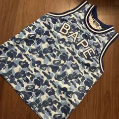 新品⭐️BAPE KIDS 迷彩柄 バスケットボール タンクトップ - メルカリ