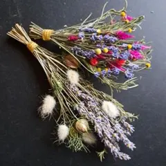 ドライフラワースワッグ2束セット