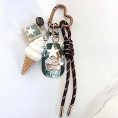 じゃらじゃらキーホルダー バッグチャーム キーホルダー　キーリング　キーチャーム