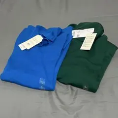 UNIQLO エクストラファインメリノリブタートルネックセーター長袖 2着セット