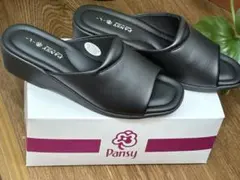 Pansy サンダル ブラック Lサイズのサムネイル