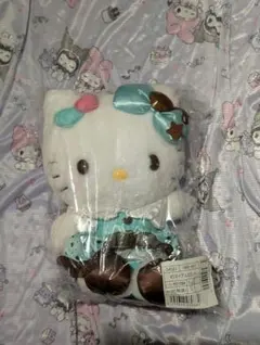 サンリオ チョコミントデザイン ハローキティ ぬいぐるみ マスコットホルダー ハローキティ チョコミントデザインシリーズ マスコットホルダー