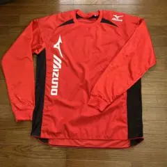 Mizuno 長袖ウォームアップウェア レッド サイズＯ