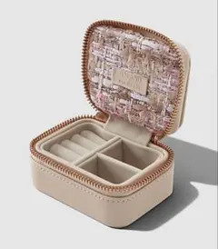 完売　新品　アナイ STACKERS ジュエリーボックス M ツイード　ピンク