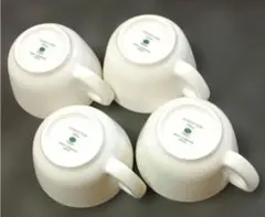 イタリアンレストランで使われていたデミタス（小さめのコーヒーカップ）4個セット