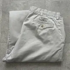 ラルフローレン チノパン w40 ポロチノ 薄いグレーオフ