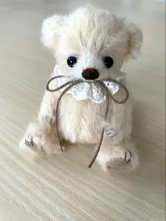 ハンドメイドベア・イギリス天然モヘア・全長30cm - メルカリ