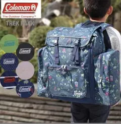 Coleman コールマン 大容量リュック 42L～50L キャンプ柄