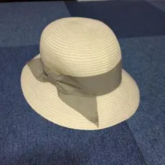 麦わら帽子　ストローハット リボン付き　 54cm