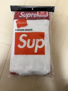 新品未使用 Supreme ボクサーパンツ　S　1枚　白　パンツ
