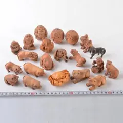 時代提げ物 石峯作 朱泥 面根付 5点まとめて V A25 - メルカリ