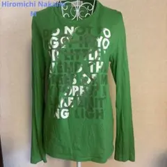 hiromichi Nakano M グリーン 長袖カットソー ロングTのサムネイル