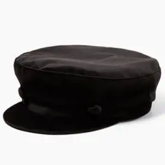 【ZARA/ザラ】くるみ4つボタンベロアキャスケット/マリン帽/マリンキャップ