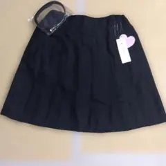 【新品タグ付】GLOBAL WORK ムテキプリプリスカート ブラック 170のサムネイル