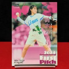 BBM 2024 Fusion 鈴木みのり 始球式カード