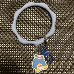 サンリオキャラクターズ「シリコンモバイルリング」　タキシードサム