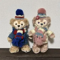 2011年ダッフィー＆シェリーメイのぬいぐるみバッジセット