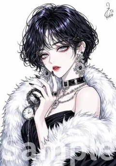 992 オリジナル 人物ステッカー コラージュ 紙もの 雑貨 素材 女の子