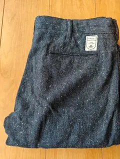 JUN RED ネップ パンツ　Mサイズ　ブルー