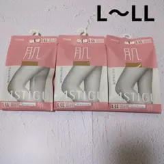 ATSUGI ストッキング 【肌】アスティーグ L〜LL　ヌーディベージュ 3足