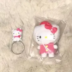 サンリオ　ちびっとも　和菓子　ゆめきゅんリング　キティ　セット