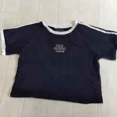 REPIPI ARMARIO ロゴ刺繍 リンガーTシャツ