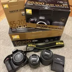 Nikon D5300 ダブルズームキット2 ブラック 本体のサムネイル