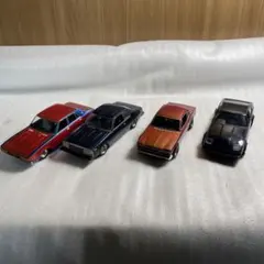 ジャパン ハコスカ 4台セットケンメリ プラモデル 【完成品】旧車 セリカ プラモデル グラチャン ジャパンワークス ケンメリ ハコスカ アオシマ 自動車