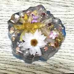 1404」レジンヘアゴム ポニーフック ブローチ マグネット ペンダント