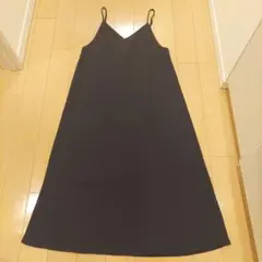 GU　キャミソールサロペット　ブラック　Sサイズ