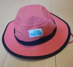 未使用ノースフェイス　キッズ　帽子　ピンク