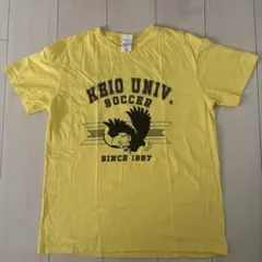 KEIO UNIV. サッカー Tシャツ M イエロー