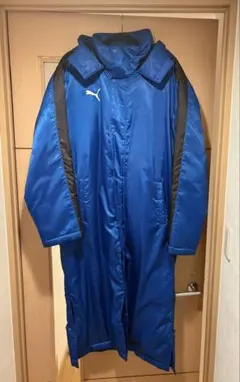PUMA プーマ ベンチコート 青 防寒ボア裏 XO