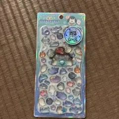 光る　ジュエルプチドロップ　ふわふわうみのなかまたち　ボンボンドロップシール