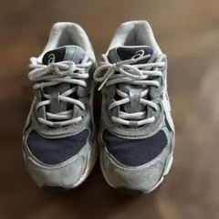 ASICS GEL ランニングシューズ グレー/ネイビー