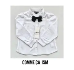 COMME CA ISM ボウタイ付き長袖ポロシャツ (110cm)