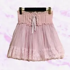 リズリサ LIZLISA トリコットティアードスカパン ピンク 量産型 地雷系