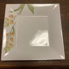 新品　ノリタケ　スクエアプレート　あづまの路