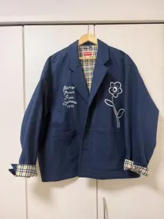 新品 22AW KENZO フラワー ペイント デニム ジャケット Gジャン - メルカリ