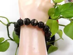 天然石 ガーデンクォーツ12.5mm玉ブレスレット　　　190312730