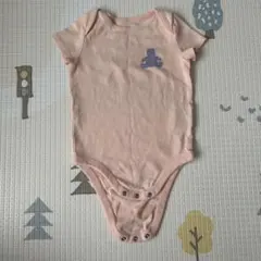 GAP ベビー ロンパース ピンク ベアロゴのサムネイル