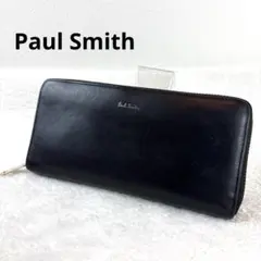 Paul Smith ラウンドジップ　長財布　ブラック