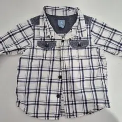 babyGap チェック柄長袖シャツ 18-24ヶ月